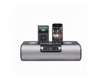 Eletronics Gadgets Portable-MP3-Speaker-Dual-Dock-Alarm-Clock-Radio-for-iPod-and-iPhone-SH-PS-IP01-ok.jpg