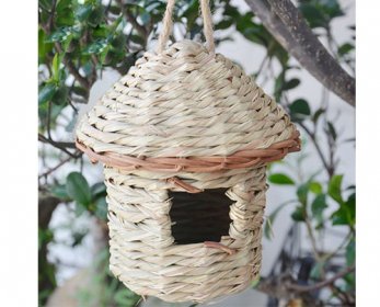 Pet Cages, Carriers & Houses Nature-Handmade-Birdhouse-Pet-House-Garden-Decoration-ok.jpg
