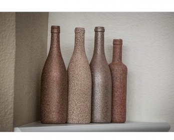 Stone Crafts wine-bottle-crafts-using-stone-spray-paint.-pretty-ok.jpg