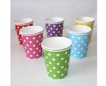 Christmas Party Supplies Colorful-Polka-DOT-Party-Paper-Cup-ok.jpg