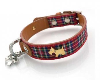 Pet Collars & Leashes red-tartan-collar-ok.jpg