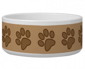 Pet Bowls & Feeders dog_paw_print_brown_pet_food_bowl_gift_pet_bowl-rbe48bee8de0444b0be34e8126afeabcc_2iwjt_8byvr_512-ok.jpg