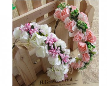 Hair Accessories Festival-Women-s-Garlands-Wedding-Flower-Boho-Headbands-Bridal-Floral-Hairbands-Bridesmaid-Garland-Pink-White-ok.jpg