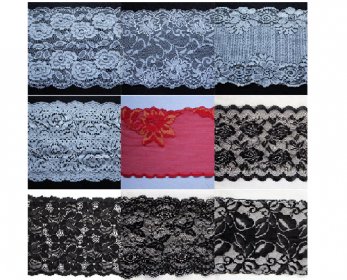 Apparel Accessories & Tools White-Black-Ultra-Wide-Elastic-Lace-Width-17cm-ok.jpg