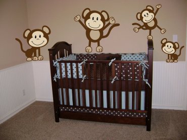 Baby Nursery Decor baby-room-divine-monkey-brown-and-blue-baby-nursery-room-decoration-using-dark-brown-blue-polka-dot-baby-bed-valance-including-brown-monkey-kid-room-wall-decor-and-blue-brown-baby-bedding-heave.jpg