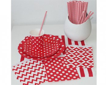 Christmas Party Supplies Striped-Chevron-DOT-100-Eco-Friendly-Paper-Straw-ok.jpg